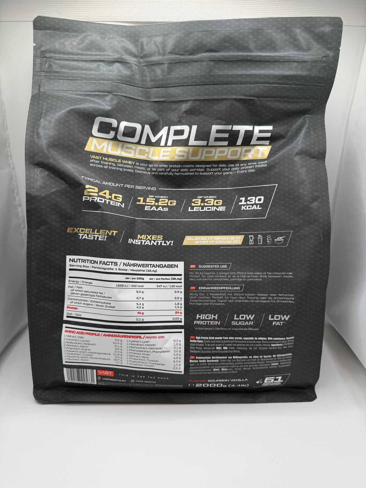 VAST muscle whey 2000g