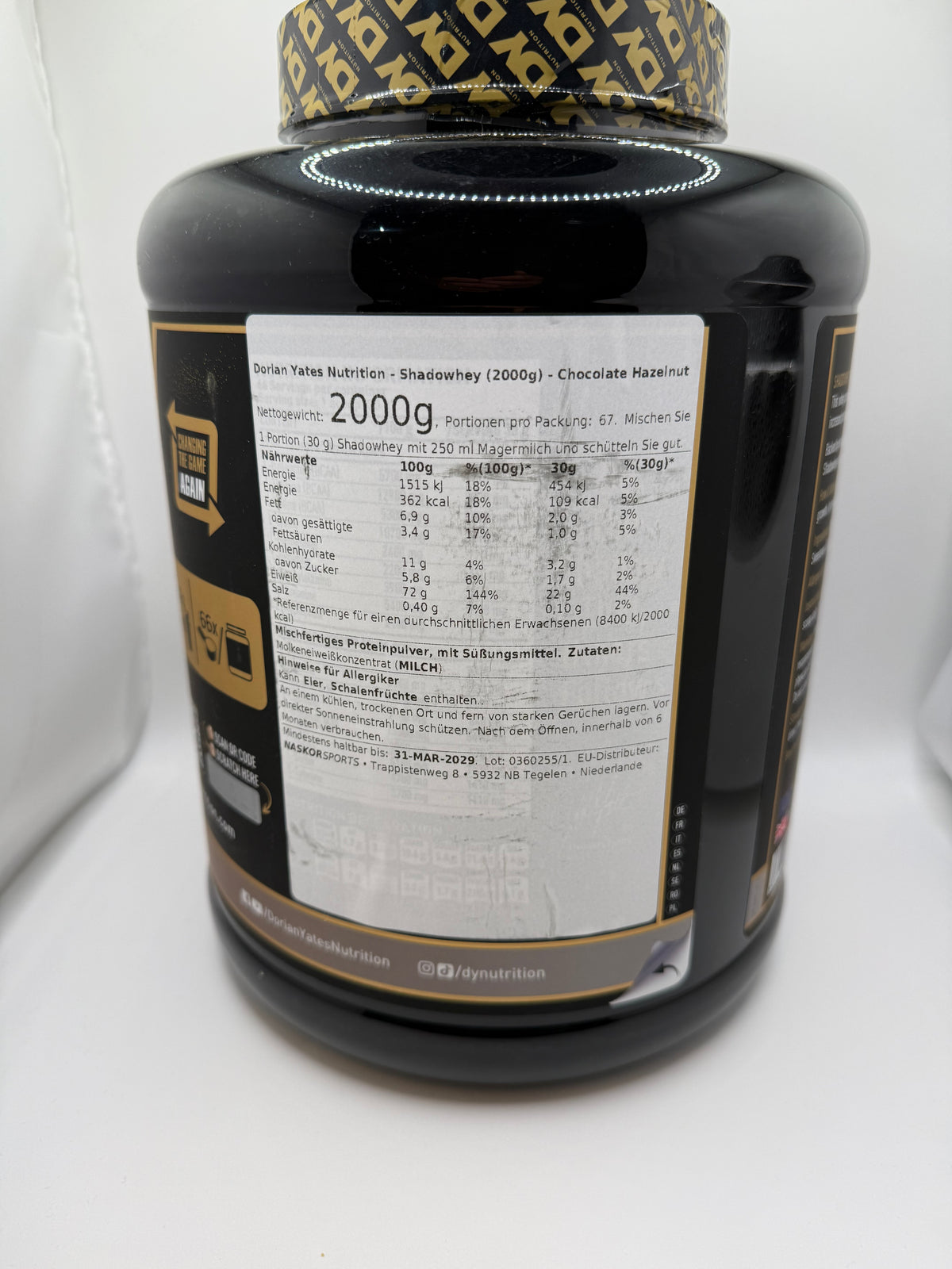 DY Nutrition Shadowhey