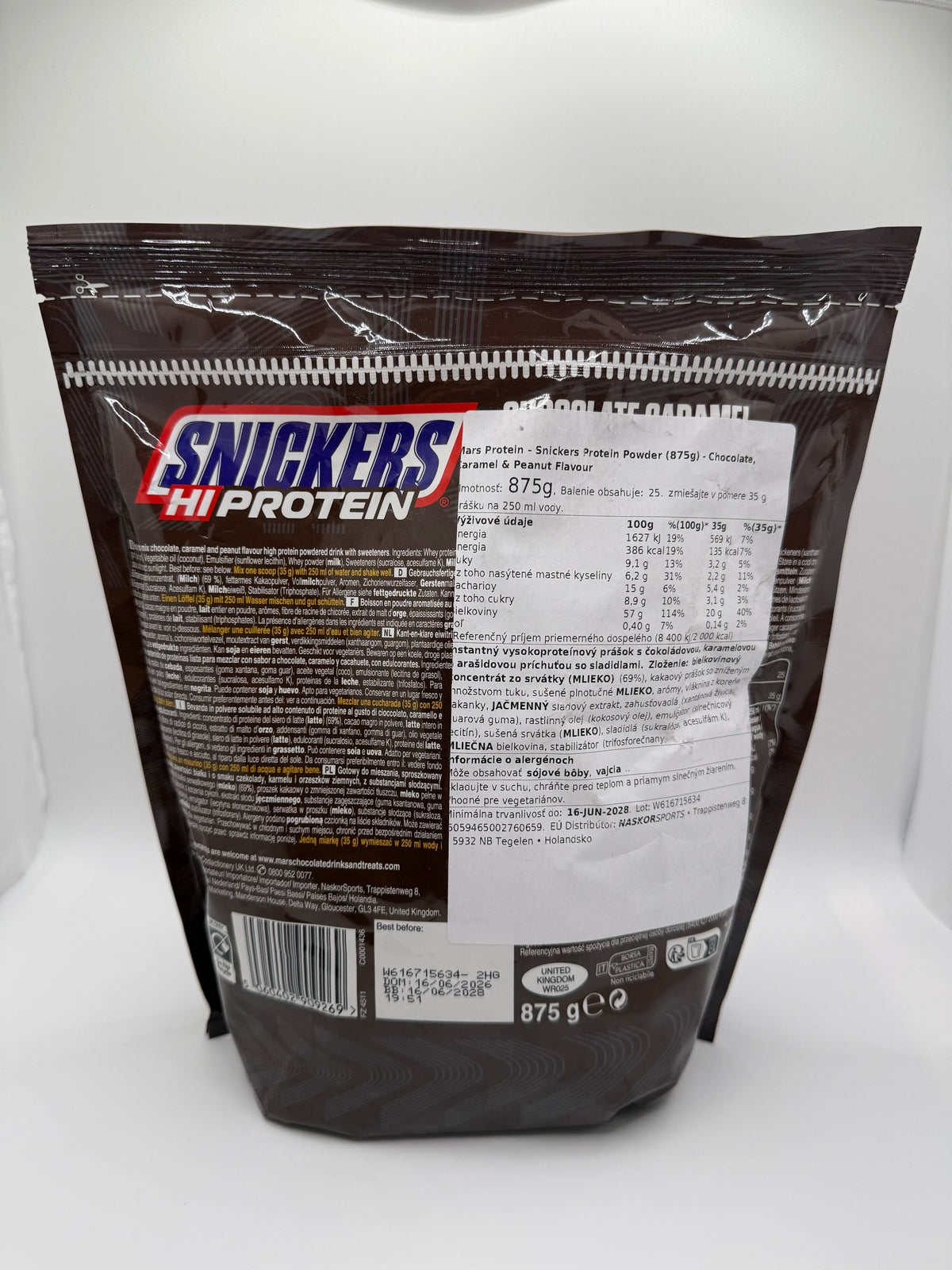 Snickers HI Protein Whey 875g