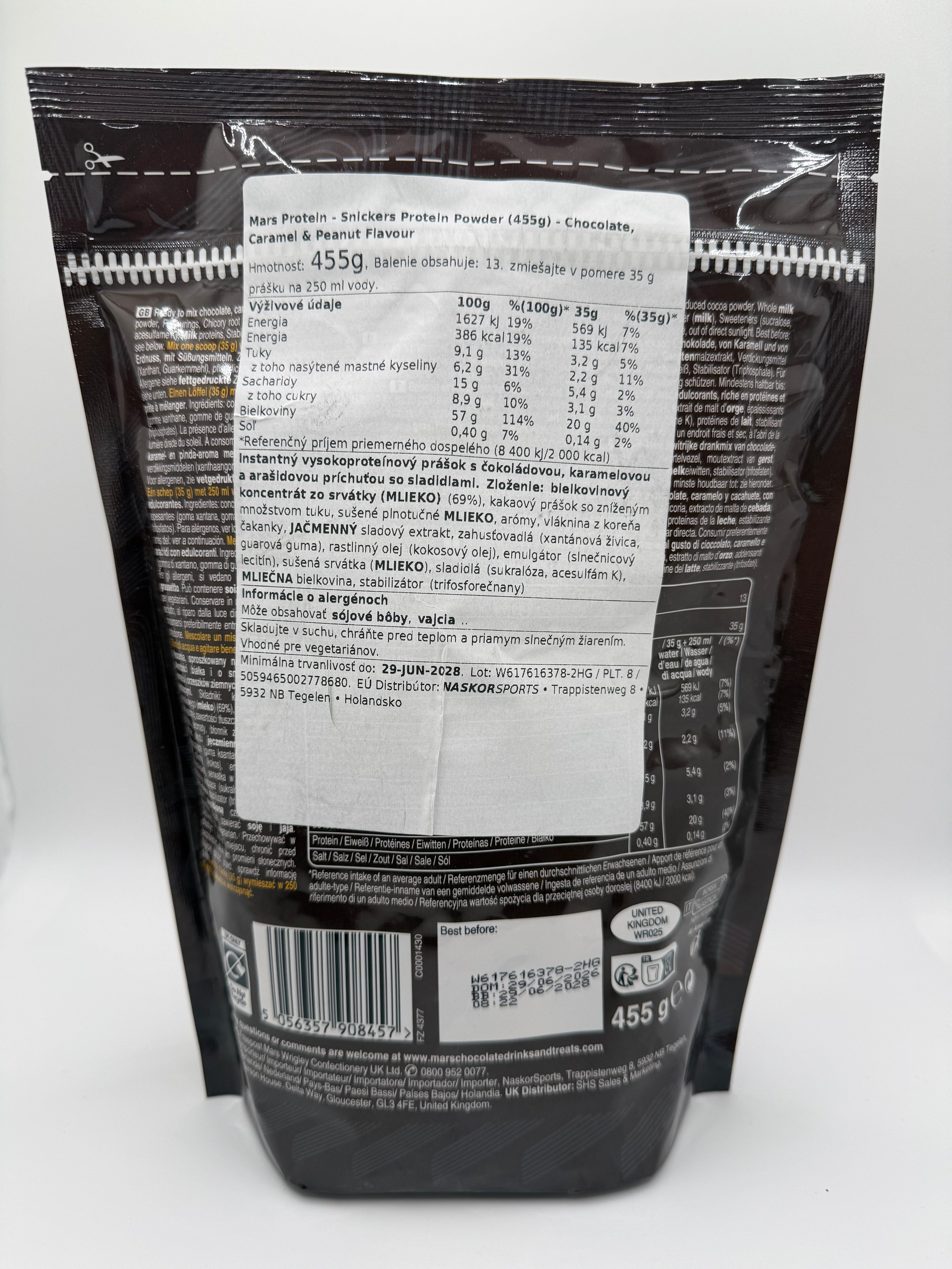 Snickers HI Protein Whey 455g
